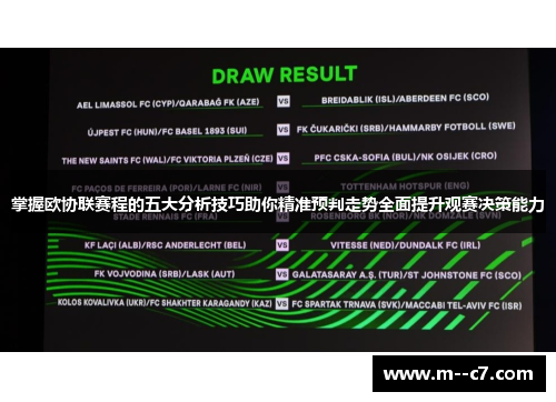 掌握欧协联赛程的五大分析技巧助你精准预判走势全面提升观赛决策能力