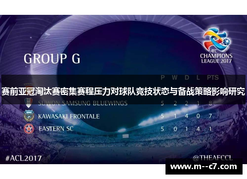 赛前亚冠淘汰赛密集赛程压力对球队竞技状态与备战策略影响研究